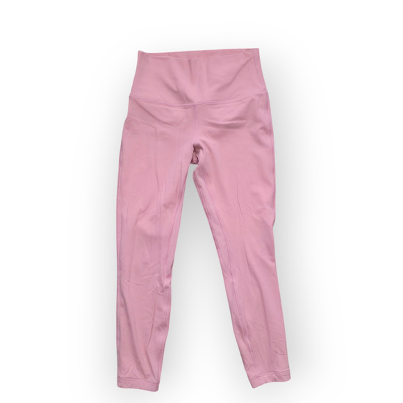 Lululemon Align High Rise Pink Puff Activewear Buttery Leggings Women Sz 8 - Picture 11 of 14